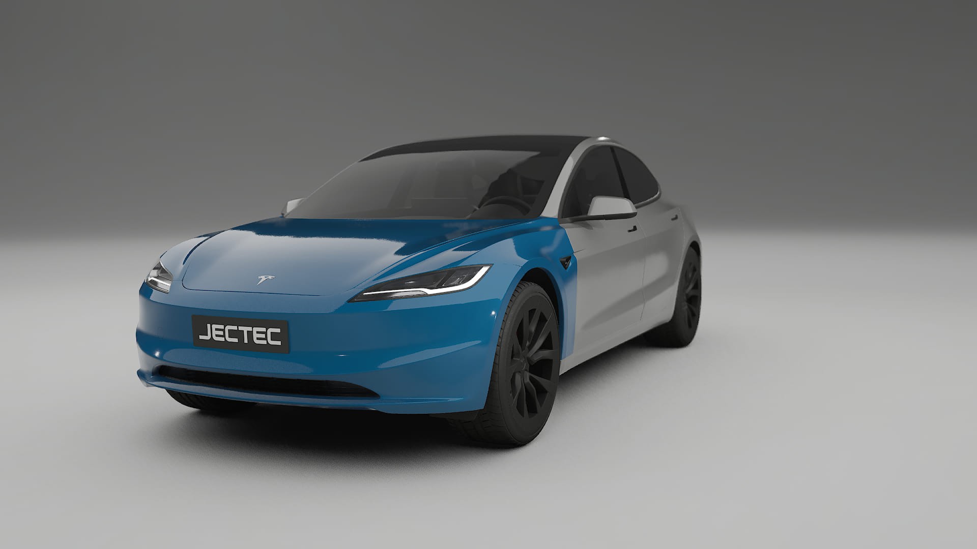 Tesla Model3 Highland Lakbeschermingsfolie | CrystalGuard Transparante TPU PPF Voorkant Beschermingskit