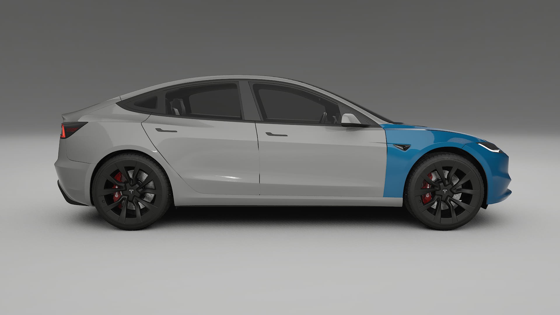 Tesla Model3 Highland Lakbeschermingsfolie | CrystalGuard Transparante TPU PPF Voorkant Beschermingskit
