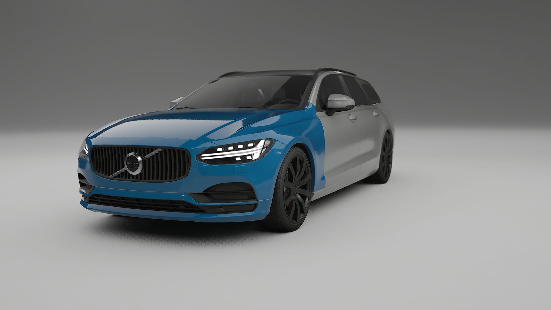 Volvo V90 P5 Lakbeschermingsfolie | CrystalGuard Transparante TPU PPF Voorkant Beschermingskit