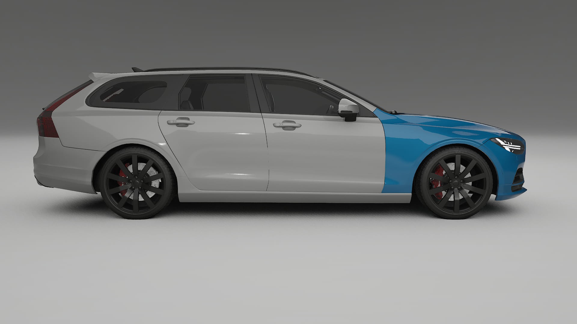 Volvo V90 P5 Lakbeschermingsfolie | CrystalGuard Transparante TPU PPF Voorkant Beschermingskit