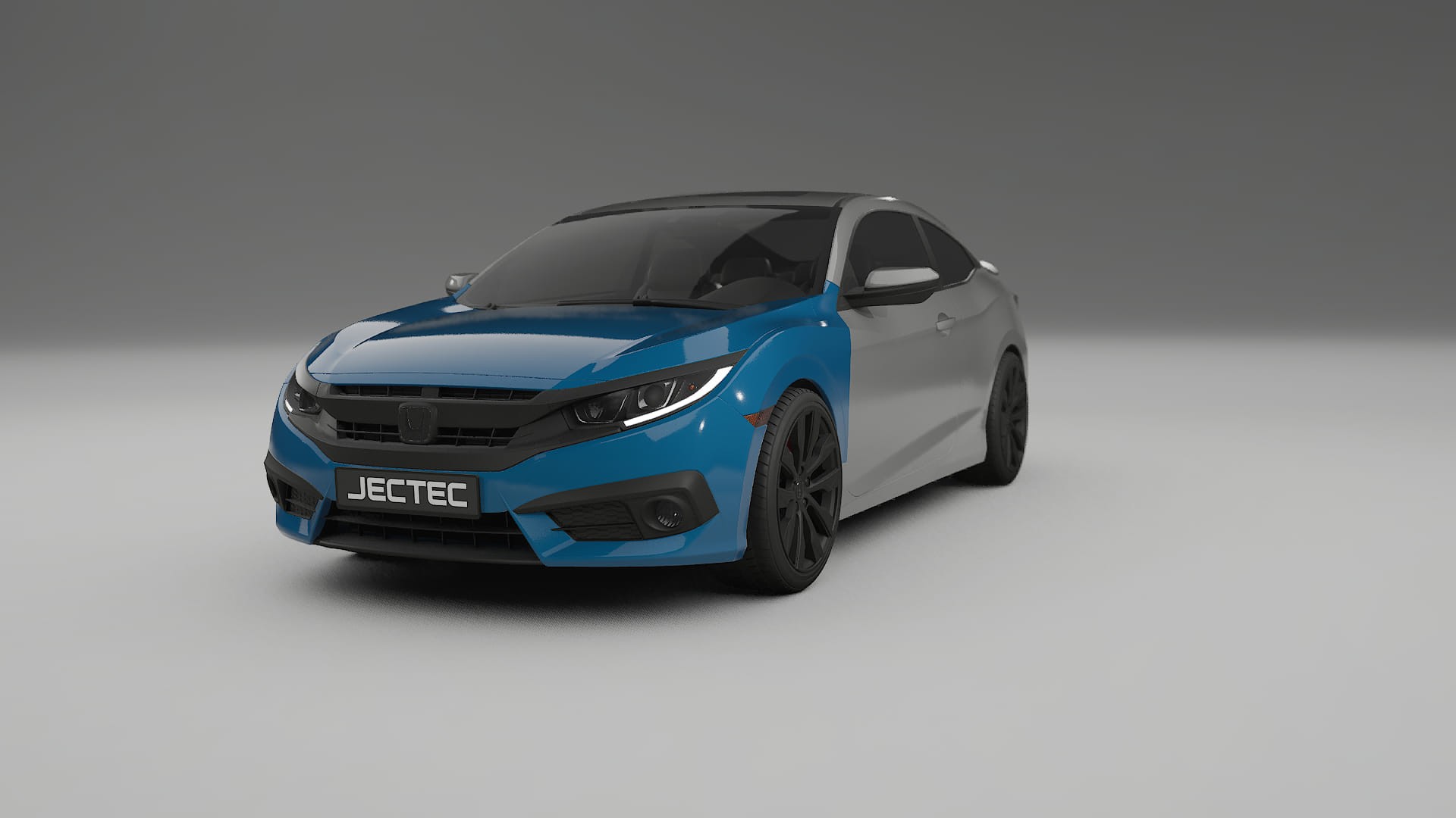 Honda Civic coupe prefacelift pre-LCI Lakbeschermingsfolie | CrystalGuard Transparante TPU PPF Voorkant Beschermingskit