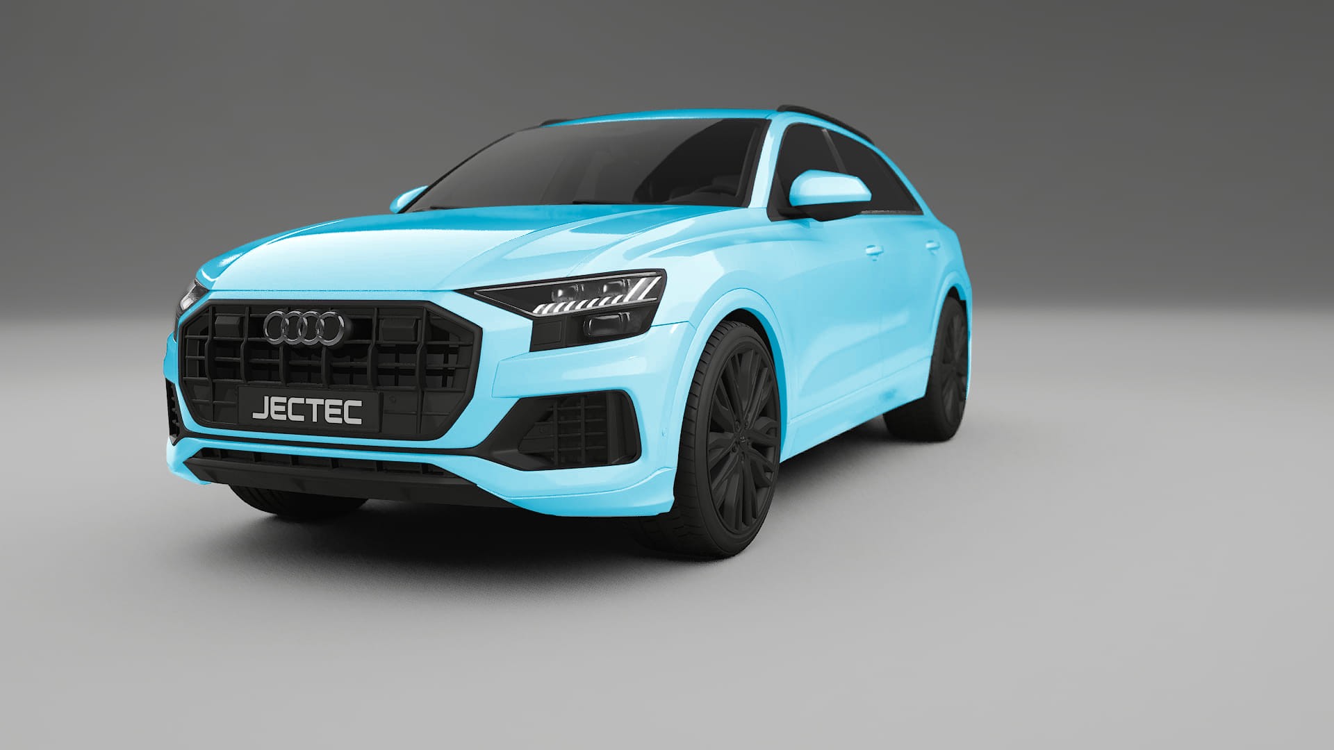 Lakbeschermingsfolie Audi Q8 F1 prefacelift | CrystalGuard Transparante Volledige PPF Voorgevormde Set