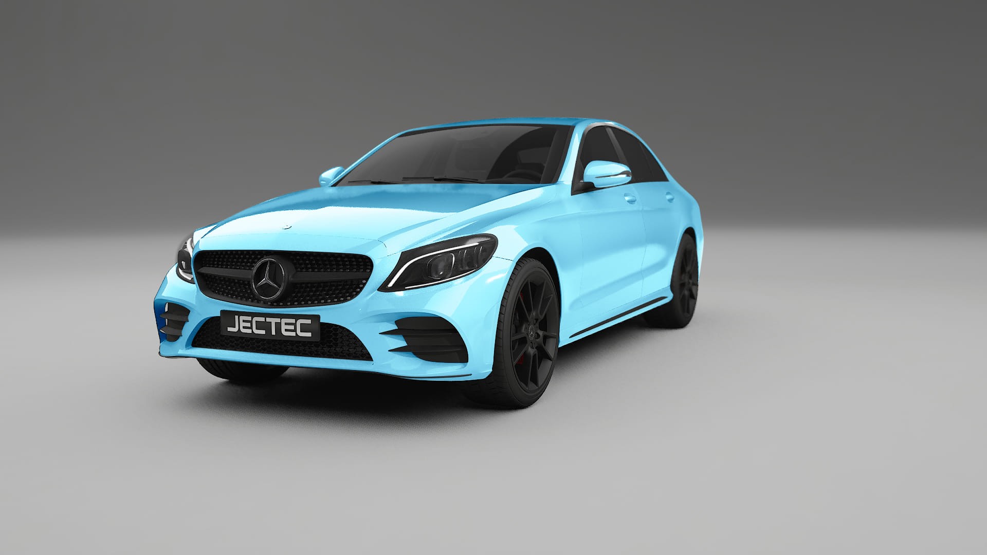 Lakbeschermingsfolie Mercedes C-class W205 AMG sedan | CrystalGuard Transparante Volledige PPF Voorgevormde Set