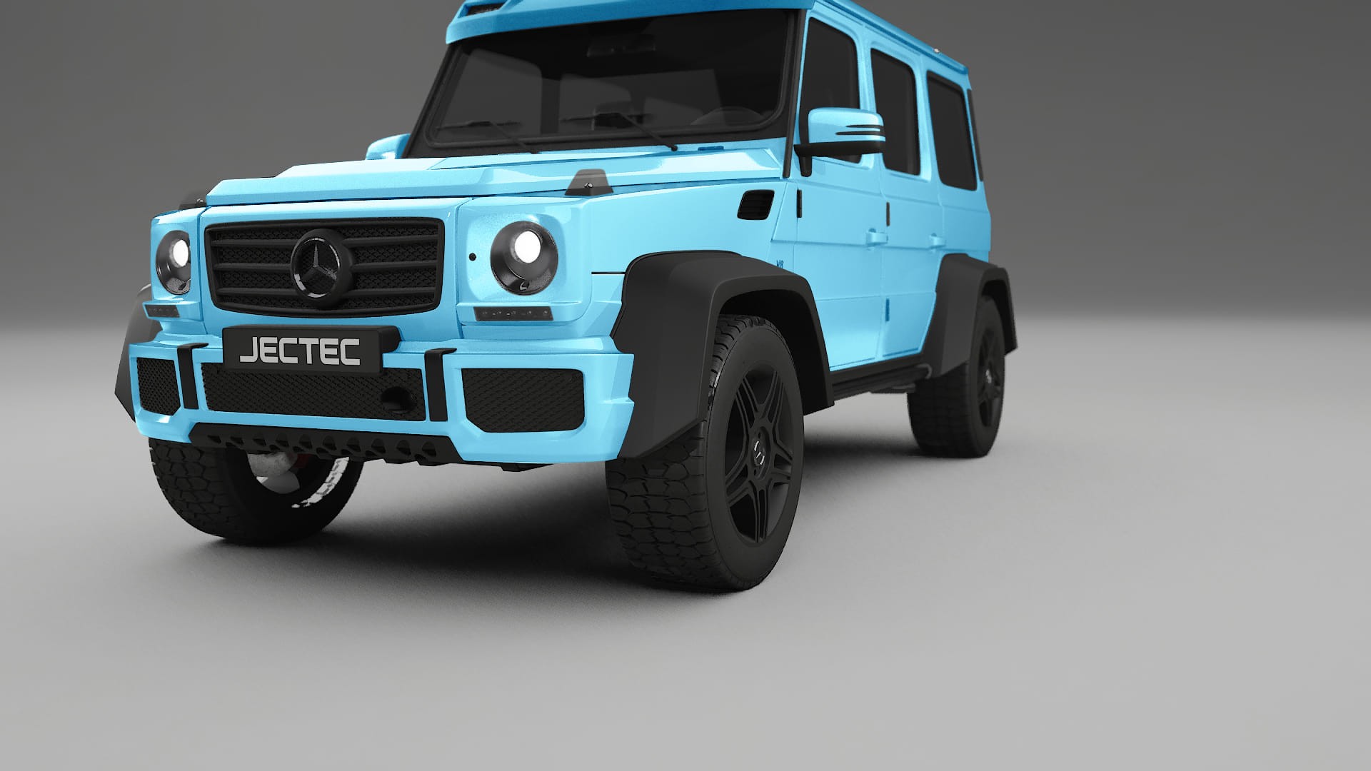Lakbeschermingsfolie Mercedes G-class 4x4 W463 | CrystalGuard Transparante Volledige PPF Voorgevormde Set