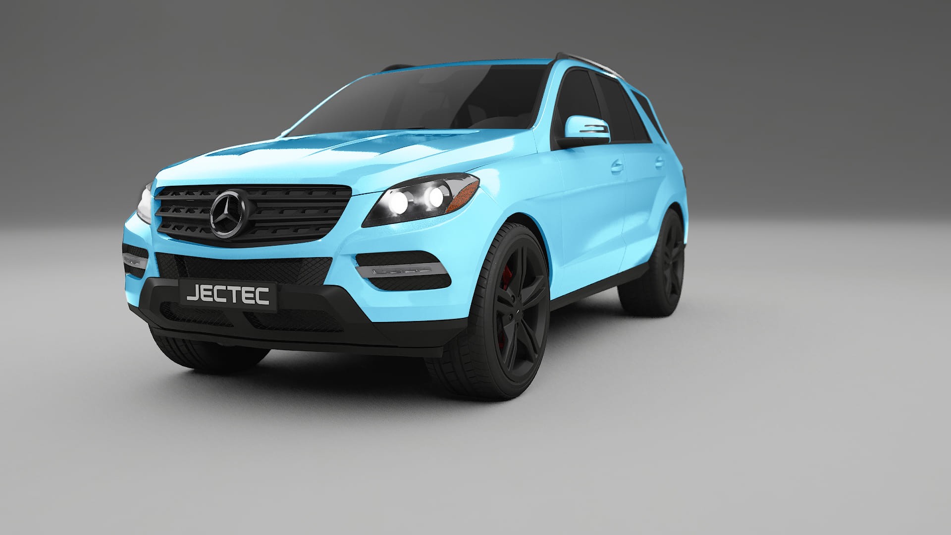 Lakbeschermingsfolie Mercedes M-class W166 | CrystalGuard Transparante Volledige PPF Voorgevormde Set