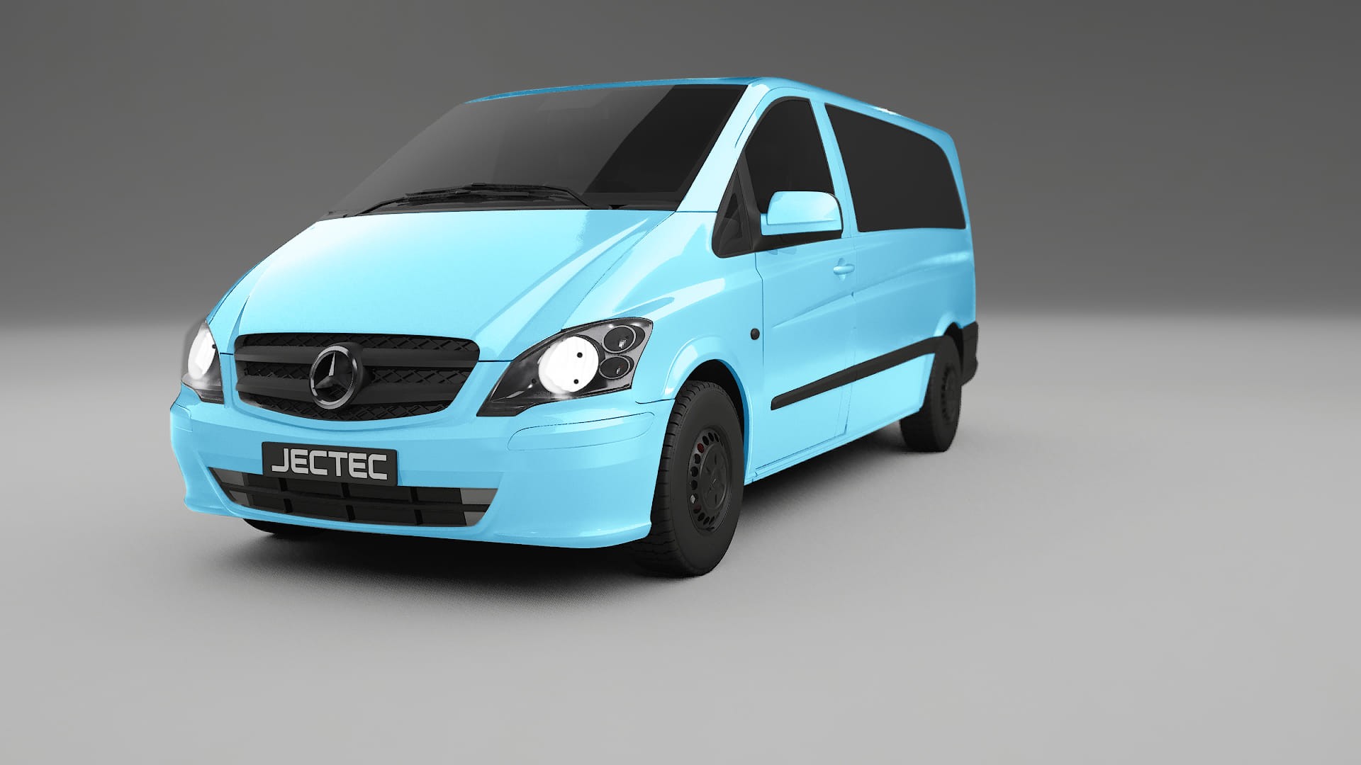Lakbeschermingsfolie Mercedes Vito Kort W639 facelift | CrystalGuard Transparante Volledige PPF Voorgevormde Set