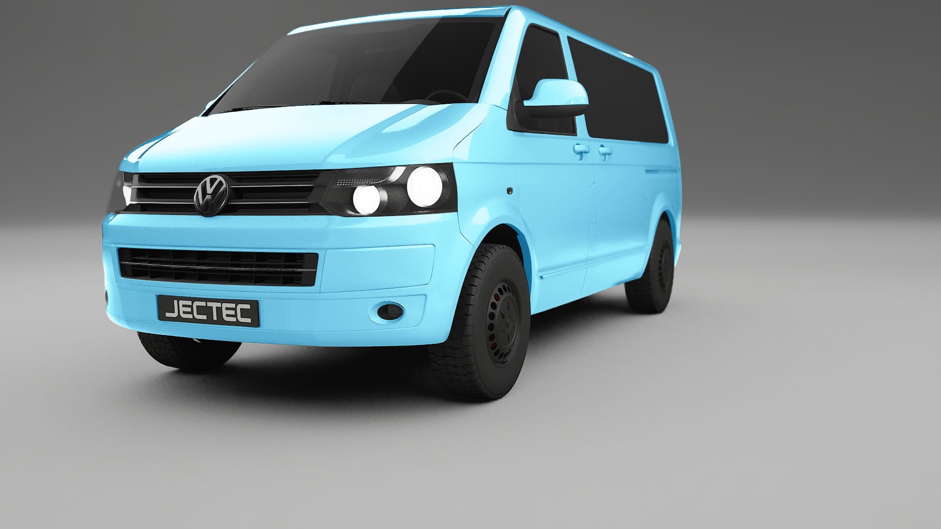 Lakbeschermingsfolie VW Transporter T5 Caravelle | CrystalGuard Transparante Volledige PPF Voorgevormde Set