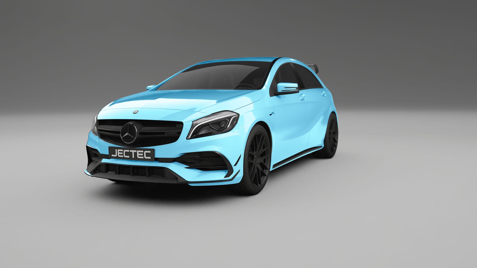 Lakbeschermingsfolie Mercedes A45 AMG W176 | CrystalGuard Transparante Volledige PPF Voorgevormde Set