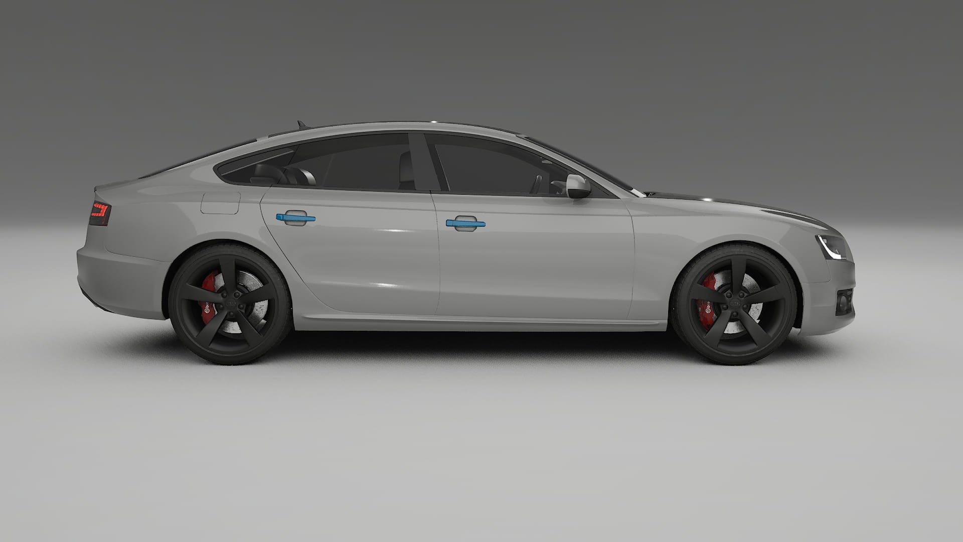 Lakbeschermingsfolie Audi A5 8T Sportback prefacelift | CrystalGuard Transparante Volledige PPF Voorgevormde Set