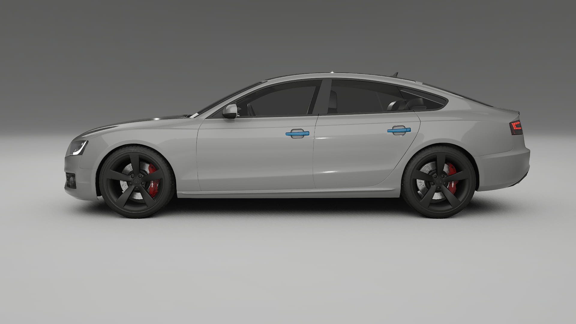 Lakbeschermingsfolie Audi A5 8T Sportback prefacelift | CrystalGuard Transparante Volledige PPF Voorgevormde Set