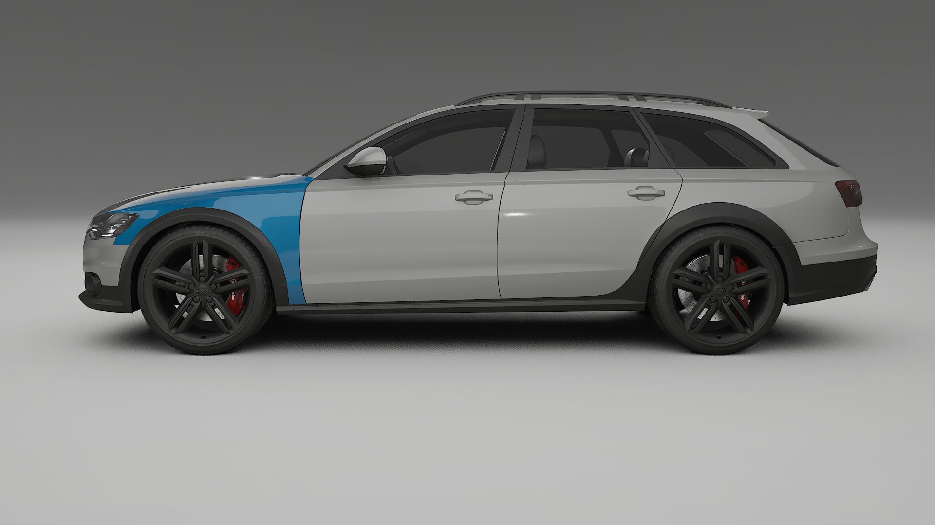 Lakbeschermingsfolie Audi A6 Allroad C7 prefacelift | CrystalGuard Transparante Volledige PPF Voorgevormde Set