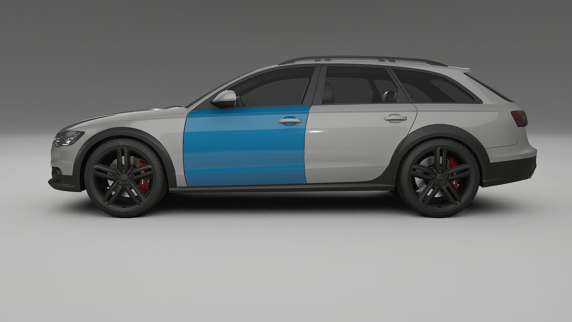 Lakbeschermingsfolie Audi A6 Allroad C7 prefacelift | CrystalGuard Transparante Volledige PPF Voorgevormde Set
