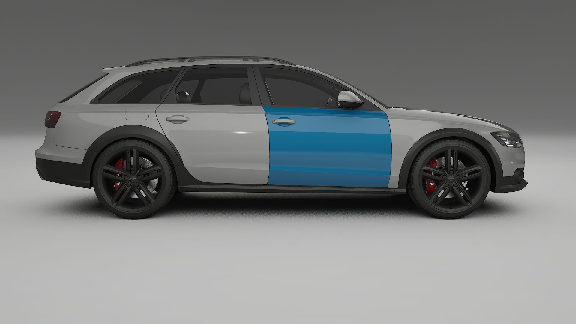 Lakbeschermingsfolie Audi A6 Allroad C7 prefacelift | CrystalGuard Transparante Volledige PPF Voorgevormde Set