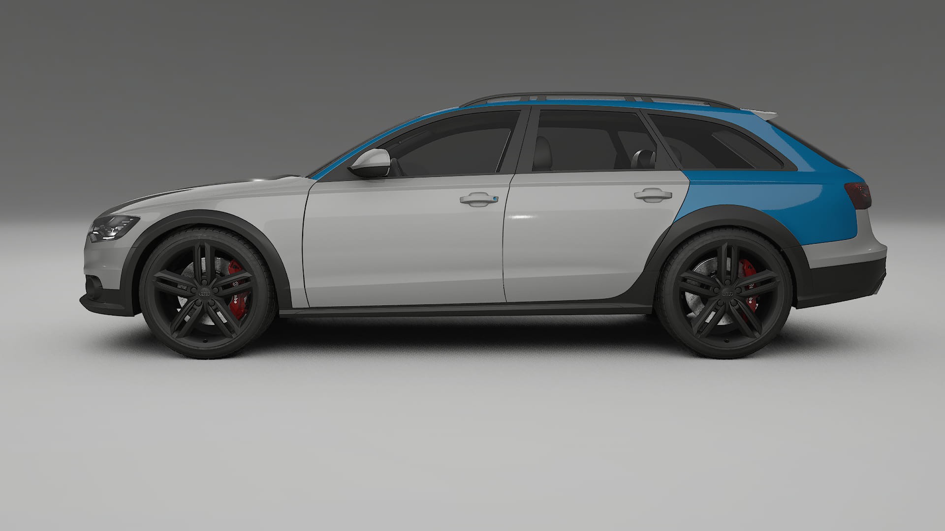 Lakbeschermingsfolie Audi A6 Allroad C7 prefacelift | CrystalGuard Transparante Volledige PPF Voorgevormde Set