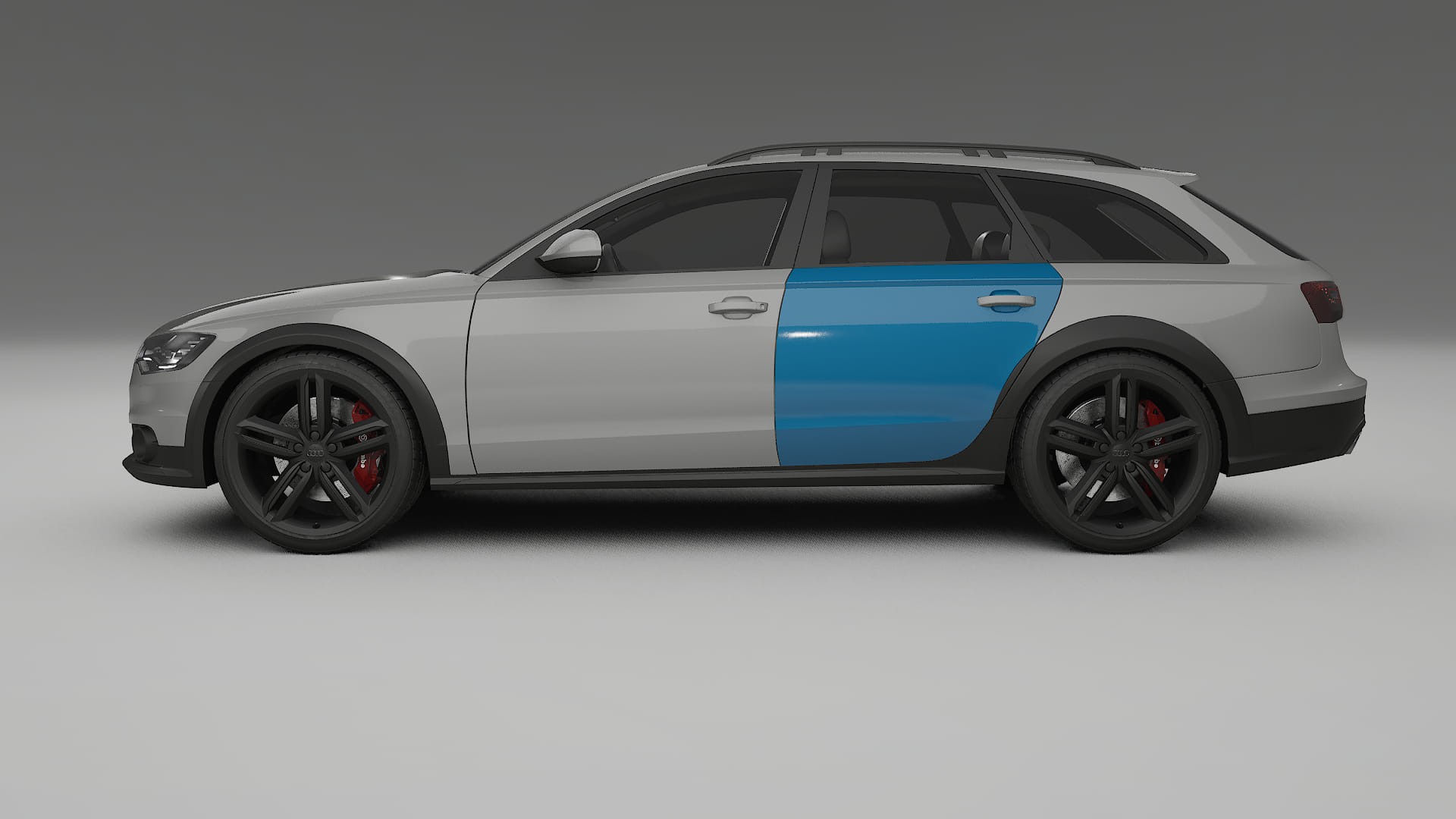 Lakbeschermingsfolie Audi A6 Allroad C7 prefacelift | CrystalGuard Transparante Volledige PPF Voorgevormde Set