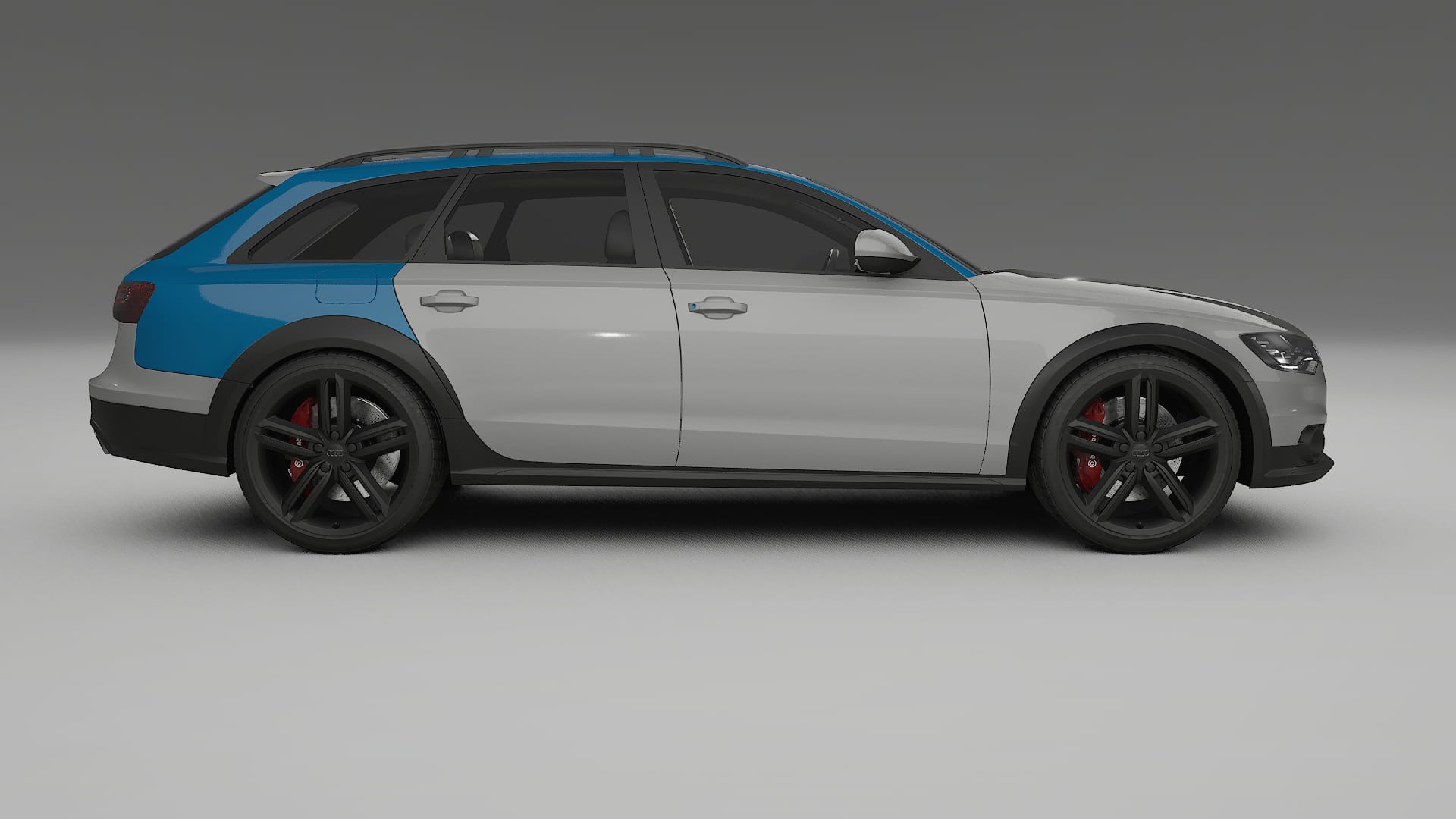 Lakbeschermingsfolie Audi A6 Allroad C7 prefacelift | CrystalGuard Transparante Volledige PPF Voorgevormde Set