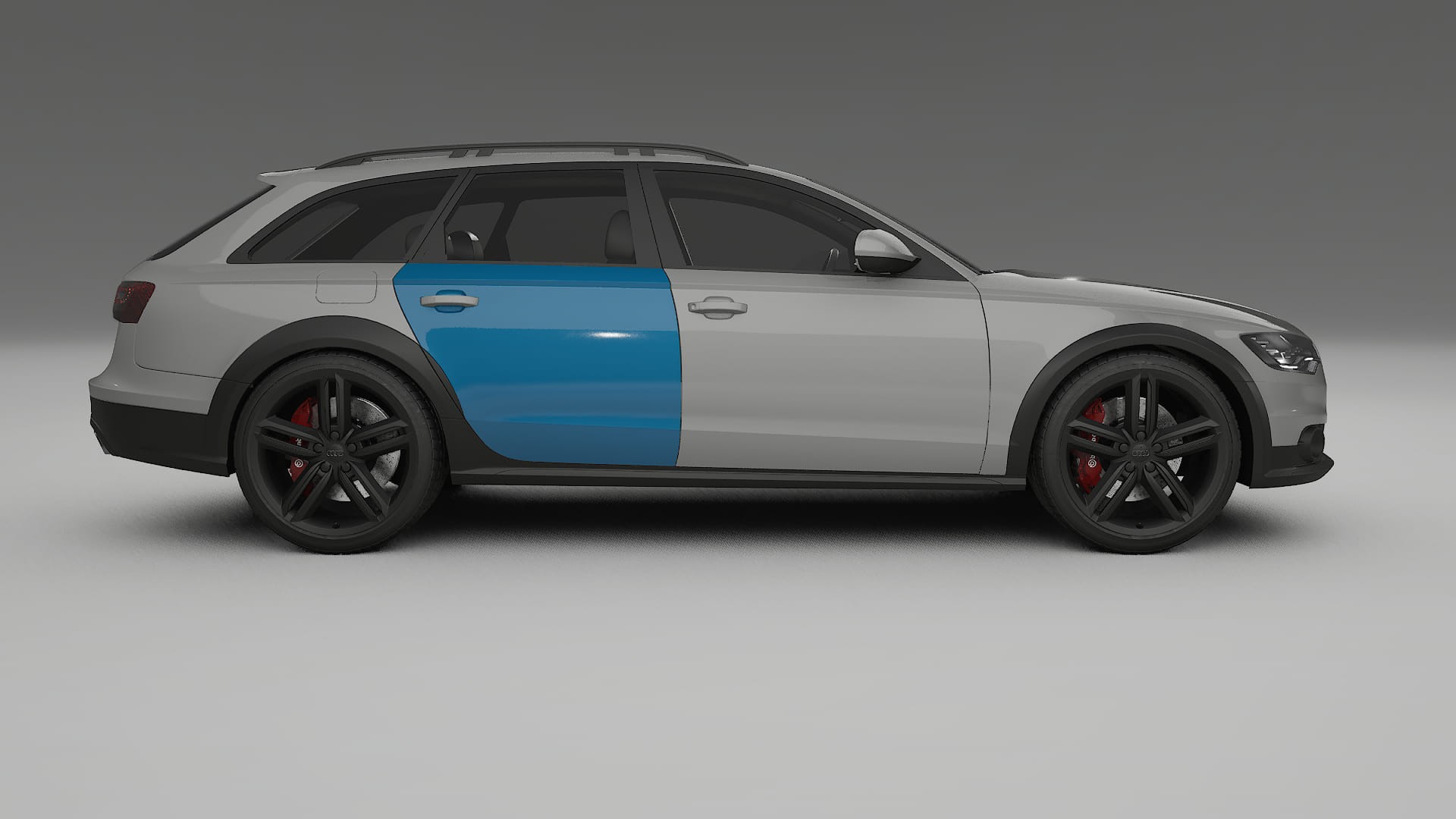 Lakbeschermingsfolie Audi A6 Allroad C7 prefacelift | CrystalGuard Transparante Volledige PPF Voorgevormde Set