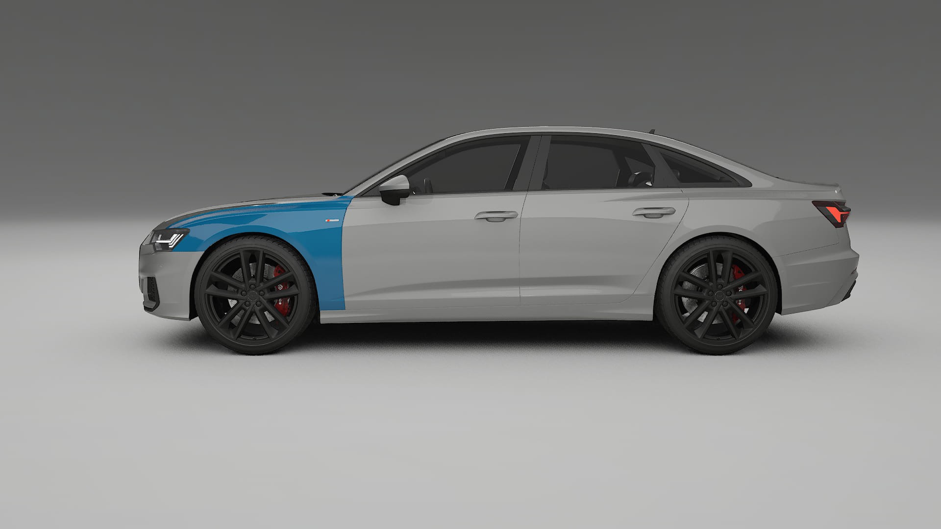 Lakbeschermingsfolie Audi A6 S-Line C8 | CrystalGuard Transparante Volledige PPF Voorgevormde Set