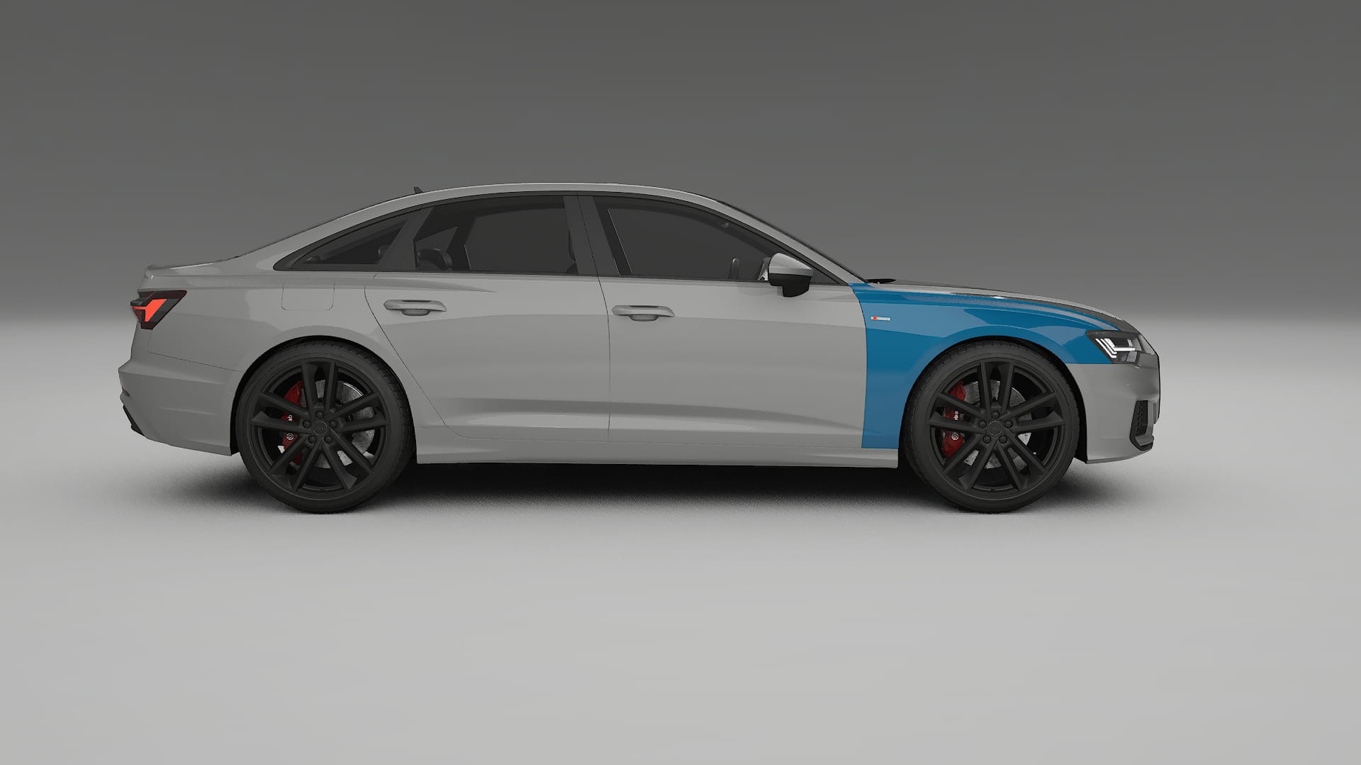 Lakbeschermingsfolie Audi A6 S-Line C8 | CrystalGuard Transparante Volledige PPF Voorgevormde Set