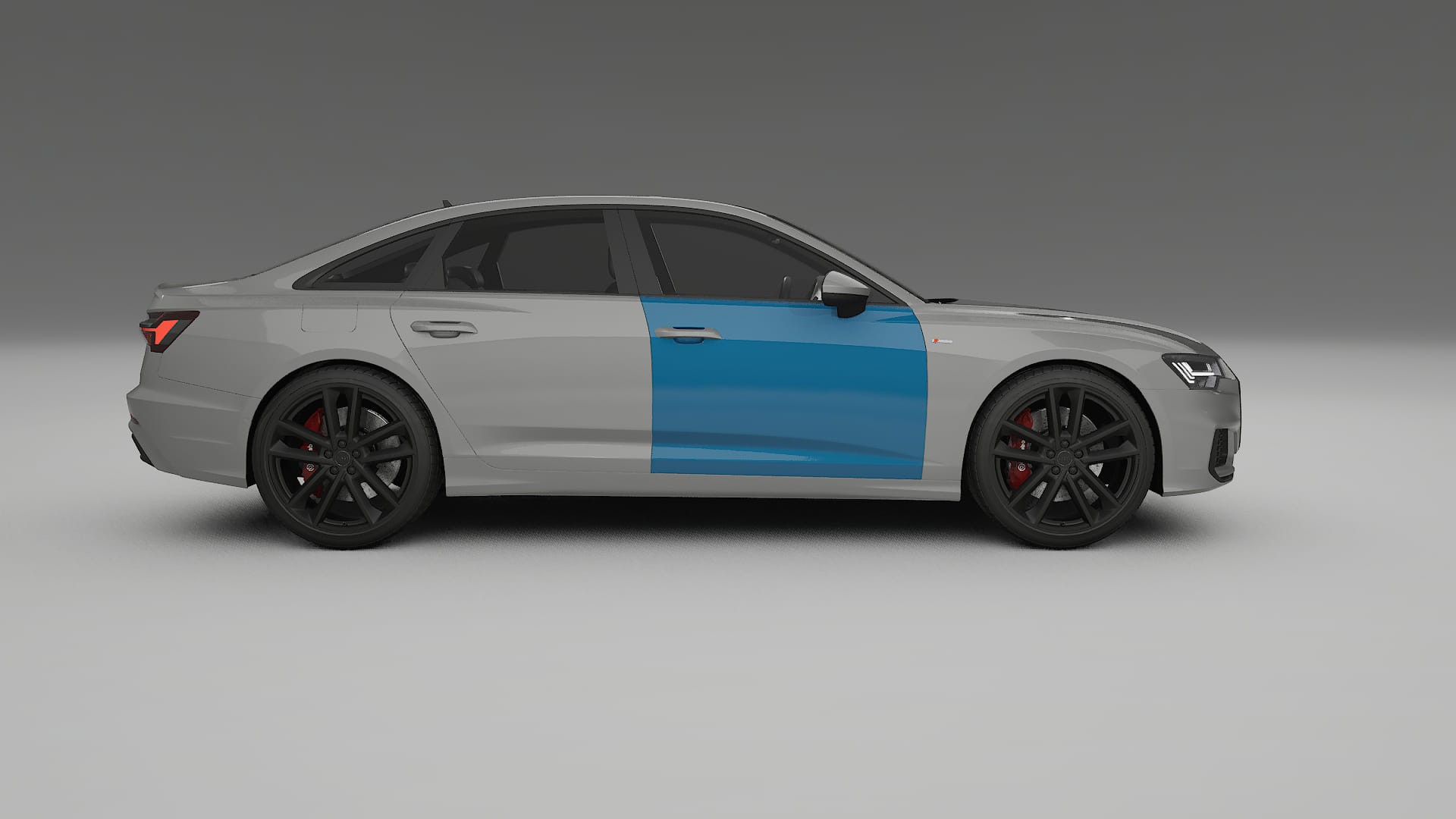 Lakbeschermingsfolie Audi A6 S-Line C8 | CrystalGuard Transparante Volledige PPF Voorgevormde Set