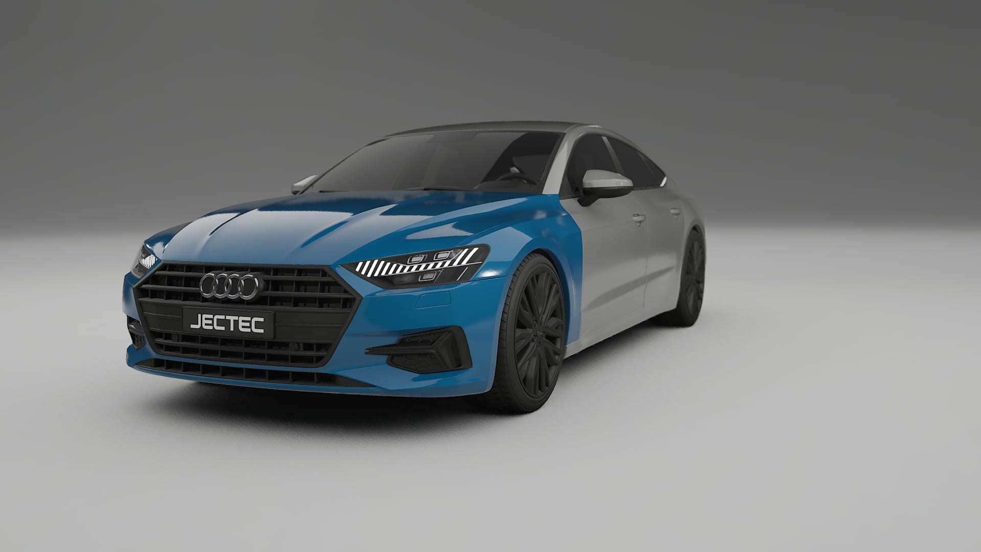 Lakbeschermingsfolie Audi A7 C8 Sportback prefacelift | CrystalGuard Transparante Volledige PPF Voorgevormde Set