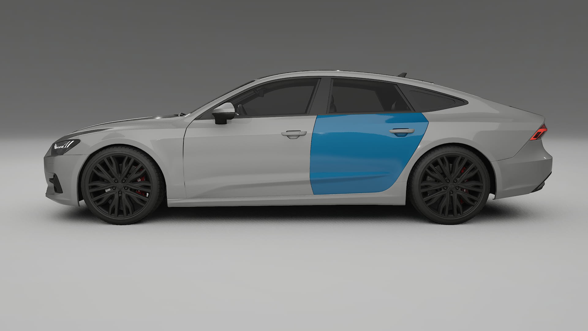 Lakbeschermingsfolie Audi A7 C8 Sportback prefacelift | CrystalGuard Transparante Volledige PPF Voorgevormde Set