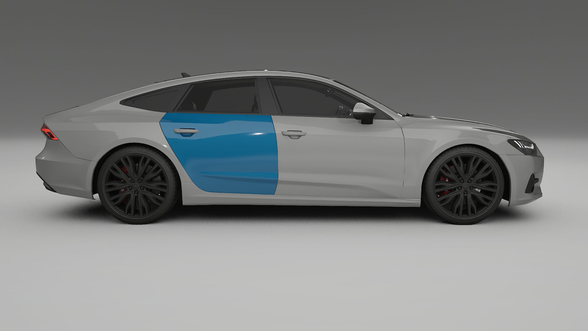 Lakbeschermingsfolie Audi A7 C8 Sportback prefacelift | CrystalGuard Transparante Volledige PPF Voorgevormde Set