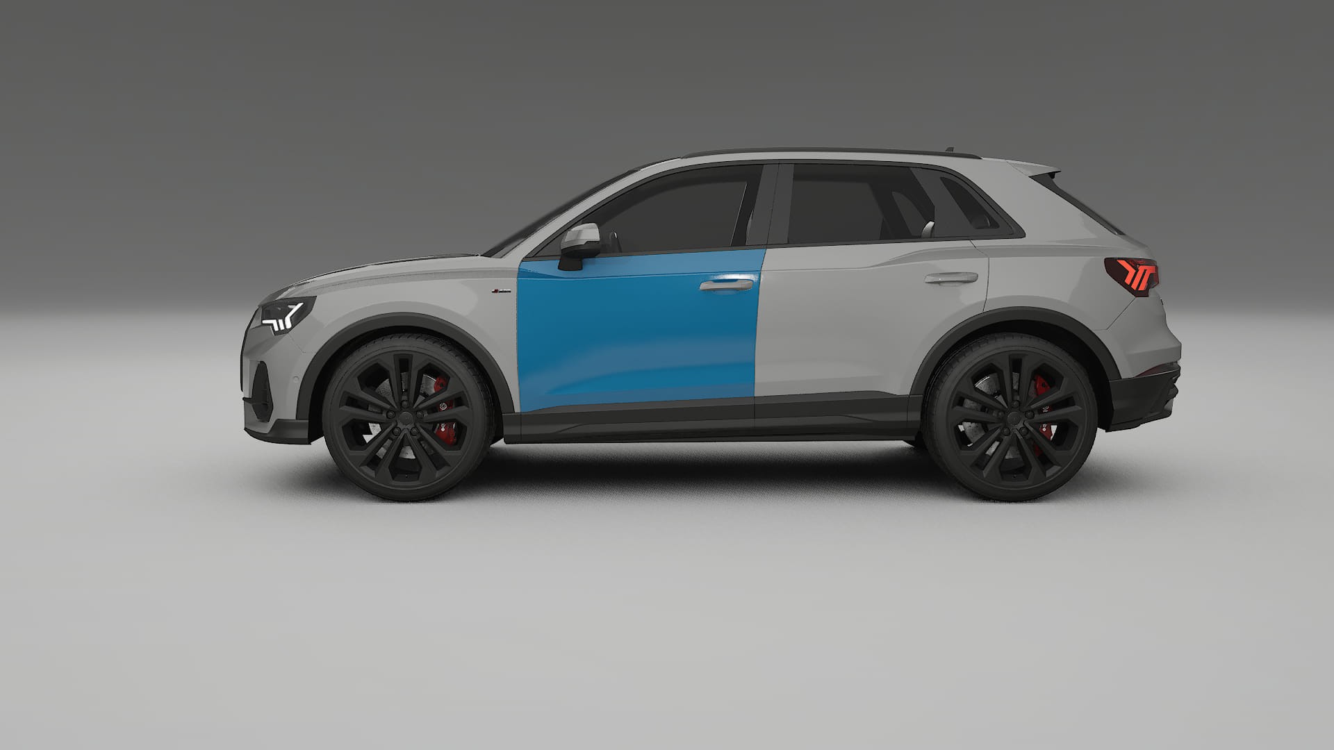 Lakbeschermingsfolie Audi Q3 S-Line F3 | CrystalGuard Transparante Volledige PPF Voorgevormde Set