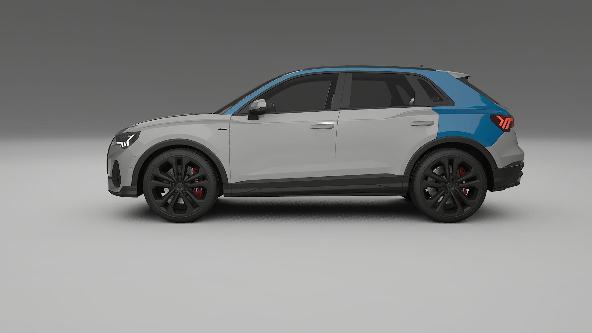 Lakbeschermingsfolie Audi Q3 S-Line F3 | CrystalGuard Transparante Volledige PPF Voorgevormde Set