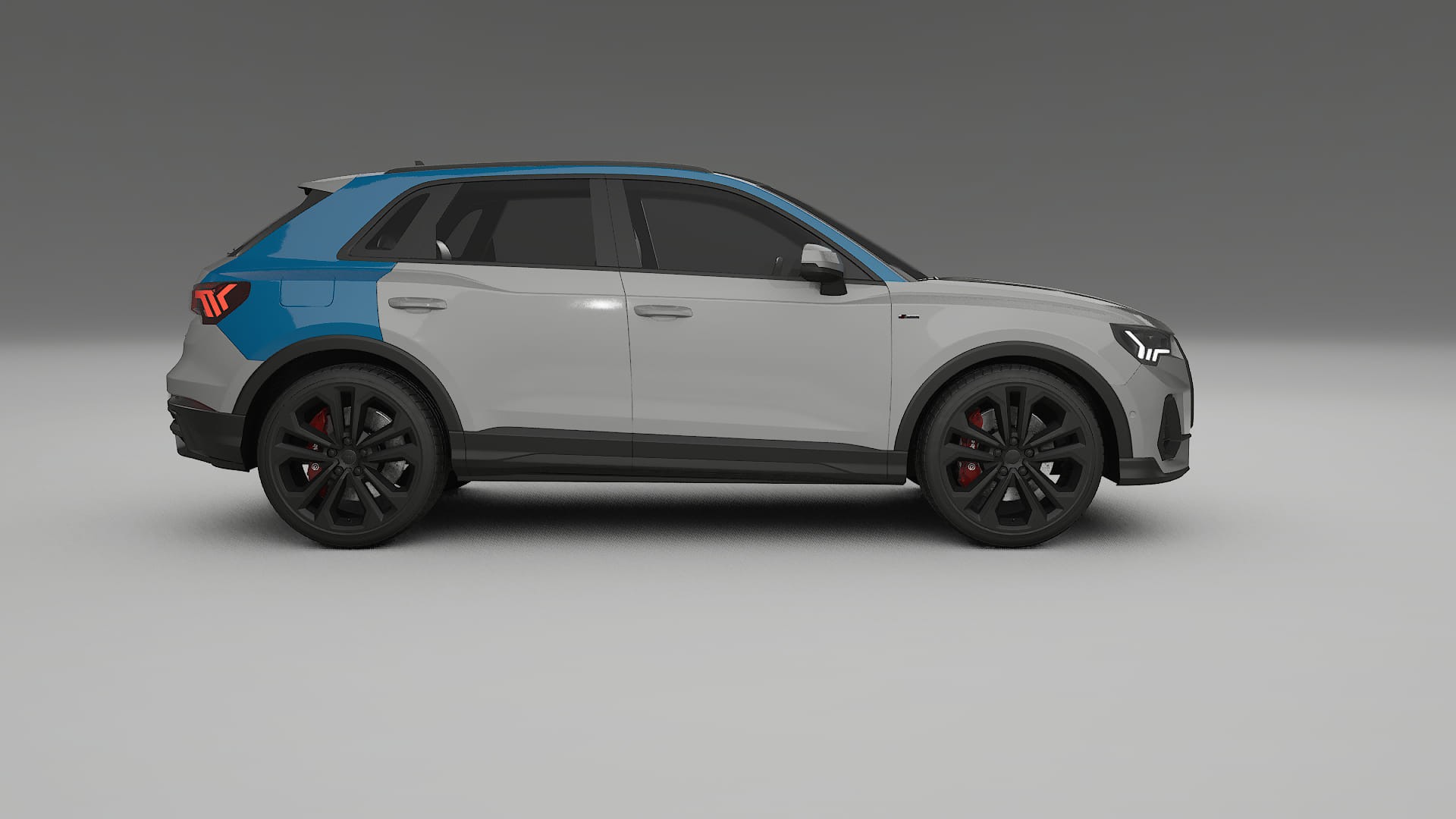 Lakbeschermingsfolie Audi Q3 S-Line F3 | CrystalGuard Transparante Volledige PPF Voorgevormde Set