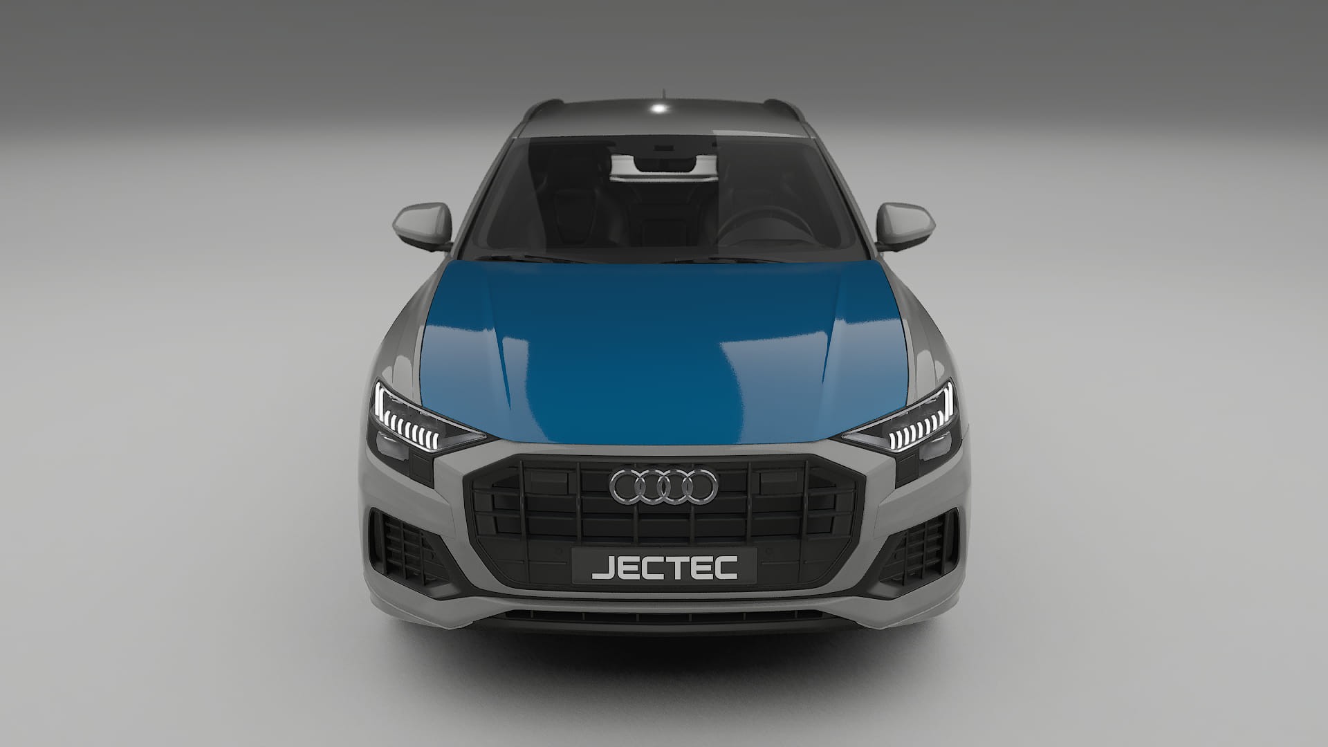 Lakbeschermingsfolie Audi Q8 F1 prefacelift | CrystalGuard Transparante Volledige PPF Voorgevormde Set