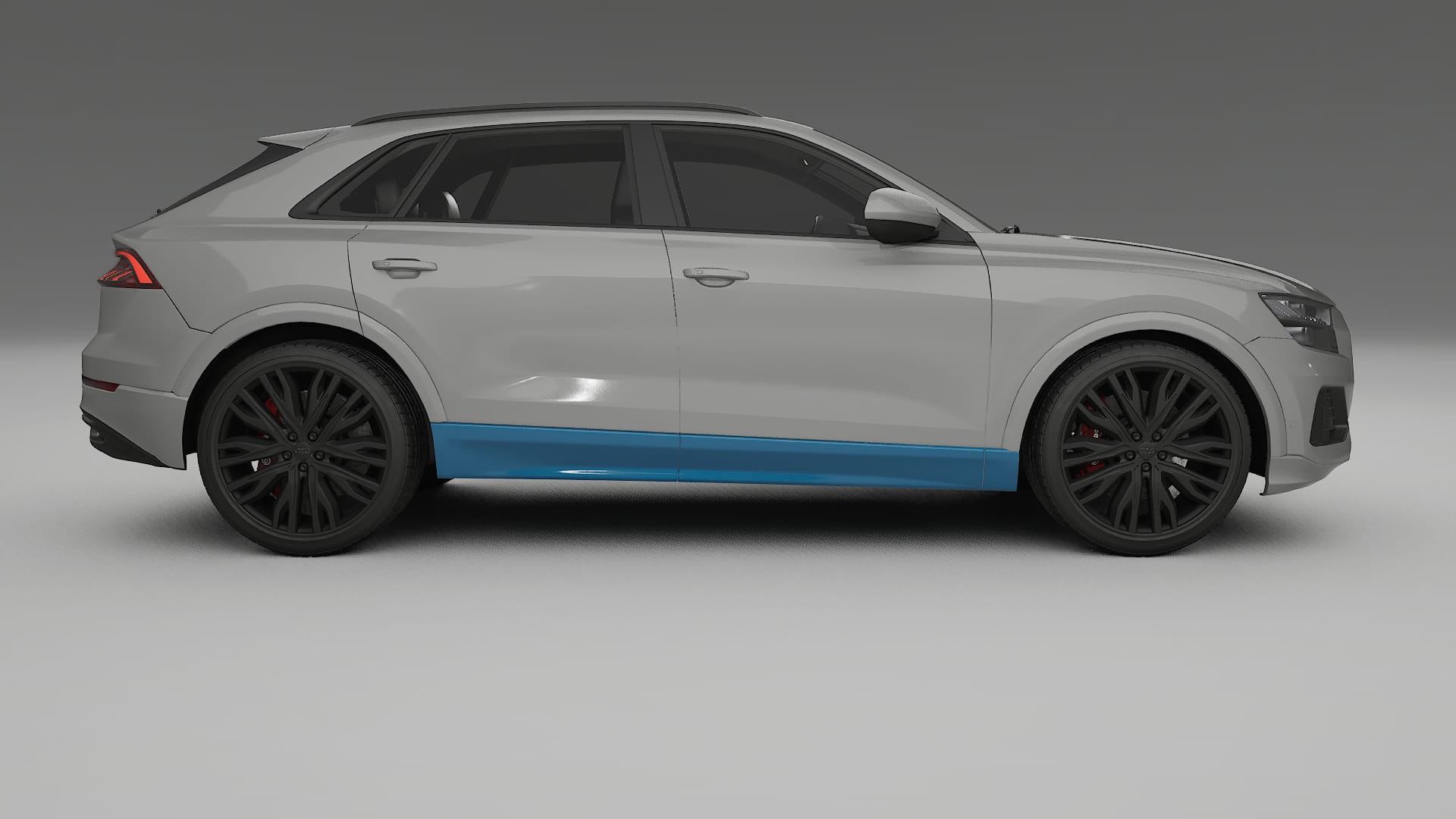 Lakbeschermingsfolie Audi Q8 F1 prefacelift | CrystalGuard Transparante Volledige PPF Voorgevormde Set