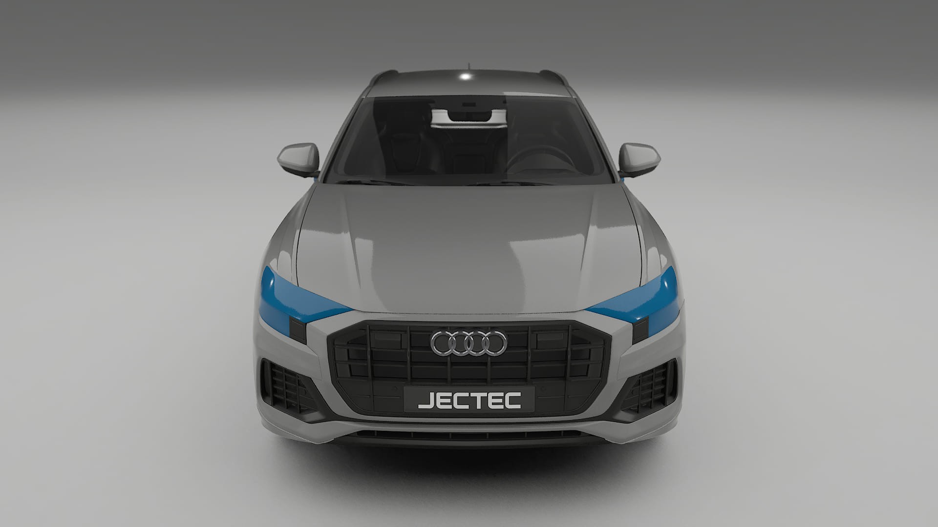 Lakbeschermingsfolie Audi Q8 F1 prefacelift | CrystalGuard Transparante Volledige PPF Voorgevormde Set