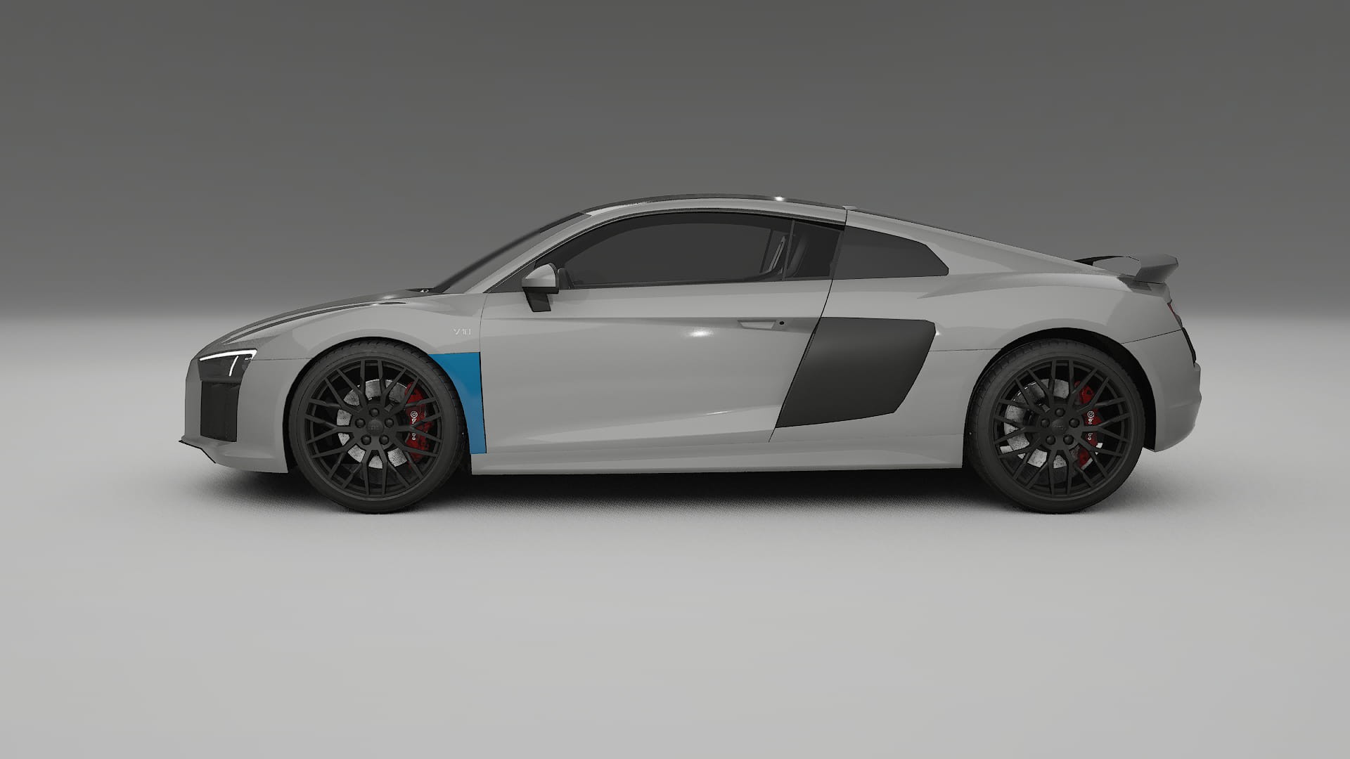 Lakbeschermingsfolie Audi R8 typ-4S prefacelift | CrystalGuard Transparante Volledige PPF Voorgevormde Set