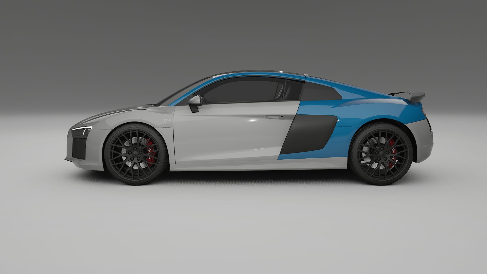Lakbeschermingsfolie Audi R8 typ-4S prefacelift | CrystalGuard Transparante Volledige PPF Voorgevormde Set