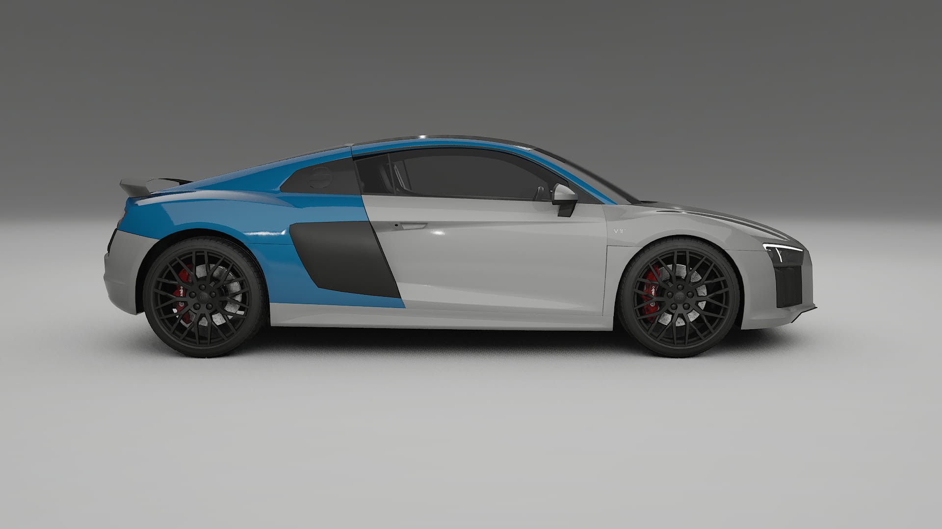 Lakbeschermingsfolie Audi R8 typ-4S prefacelift | CrystalGuard Transparante Volledige PPF Voorgevormde Set