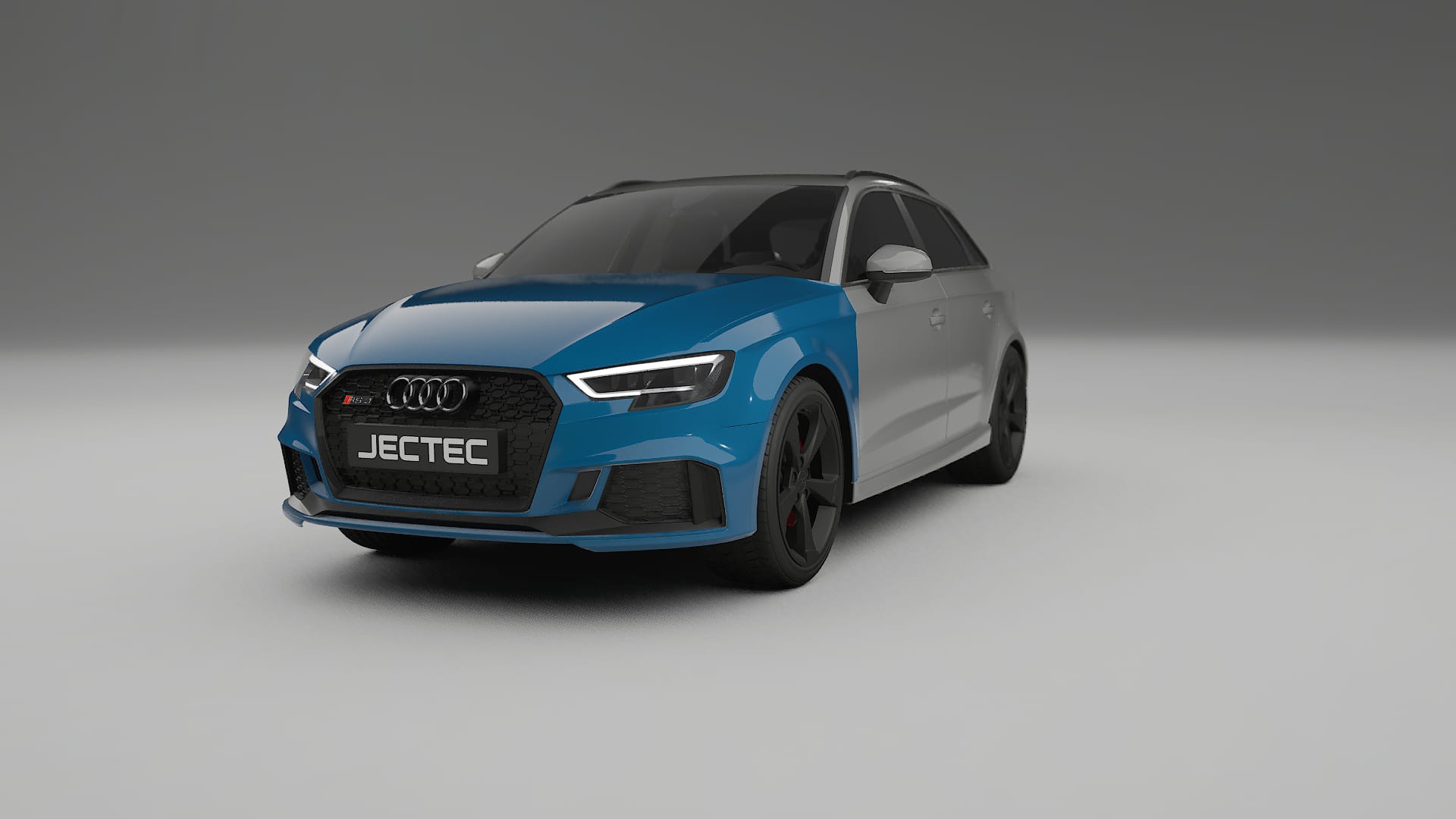 Lakbeschermingsfolie Audi RS3 Sportback 8V facelift | CrystalGuard Transparante Volledige PPF Voorgevormde Set