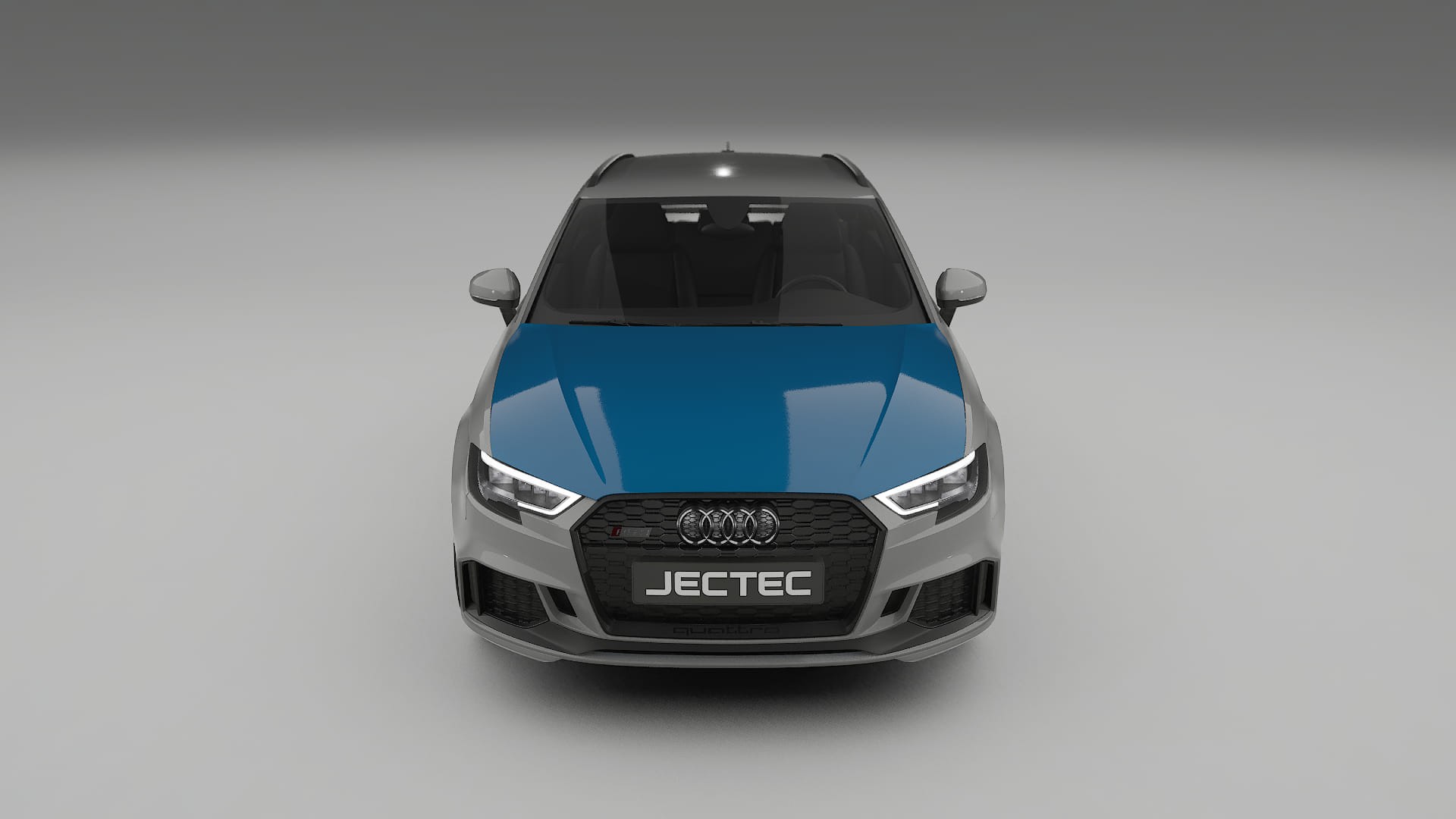 Lakbeschermingsfolie Audi RS3 Sportback 8V facelift | CrystalGuard Transparante Volledige PPF Voorgevormde Set