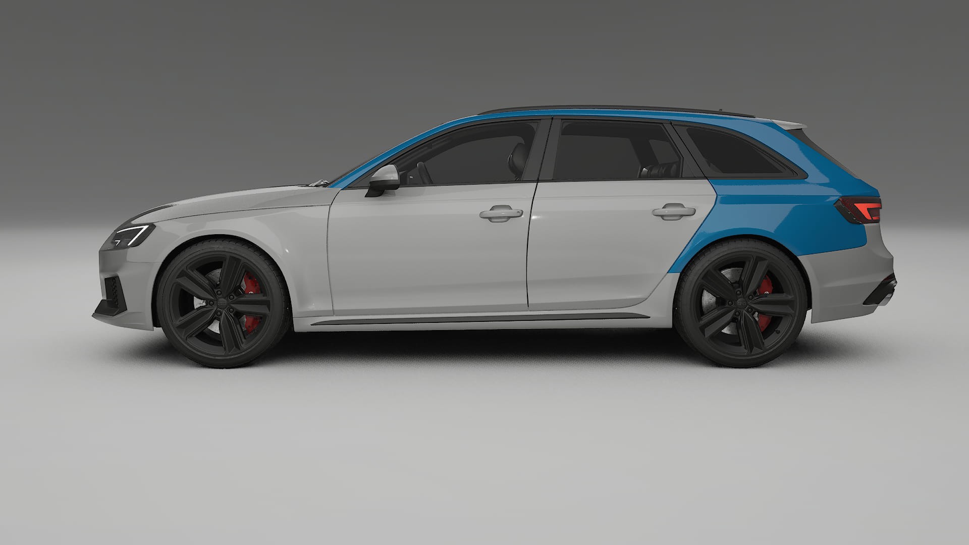 Lakbeschermingsfolie Audi RS4 Avant B9 prefacelift | CrystalGuard Transparante Volledige PPF Voorgevormde Set