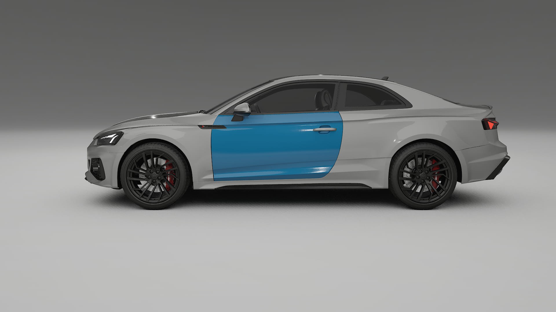 Lakbeschermingsfolie Audi RS5 coupe B9 facelift | CrystalGuard Transparante Volledige PPF Voorgevormde Set