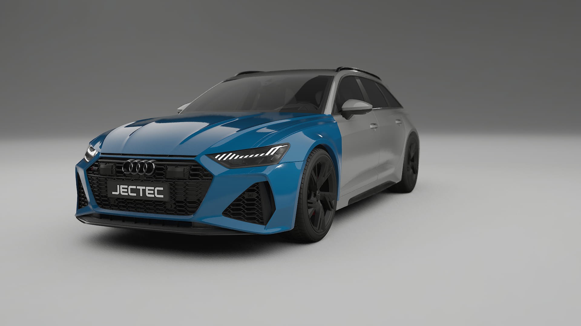Lakbeschermingsfolie Audi RS6 Avant C8 facelift | CrystalGuard Transparante Volledige PPF Voorgevormde Set