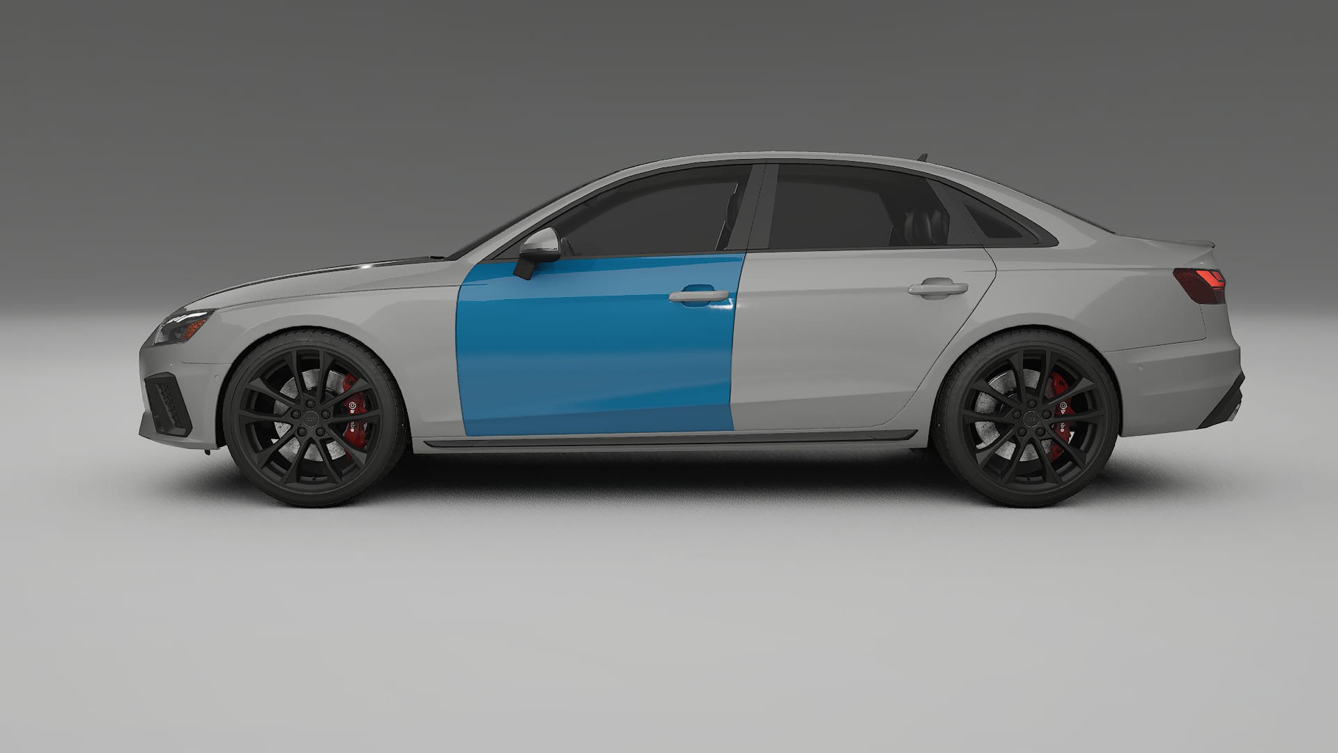 Lakbeschermingsfolie Audi S4 sedan B9 facelift | CrystalGuard Transparante Volledige PPF Voorgevormde Set