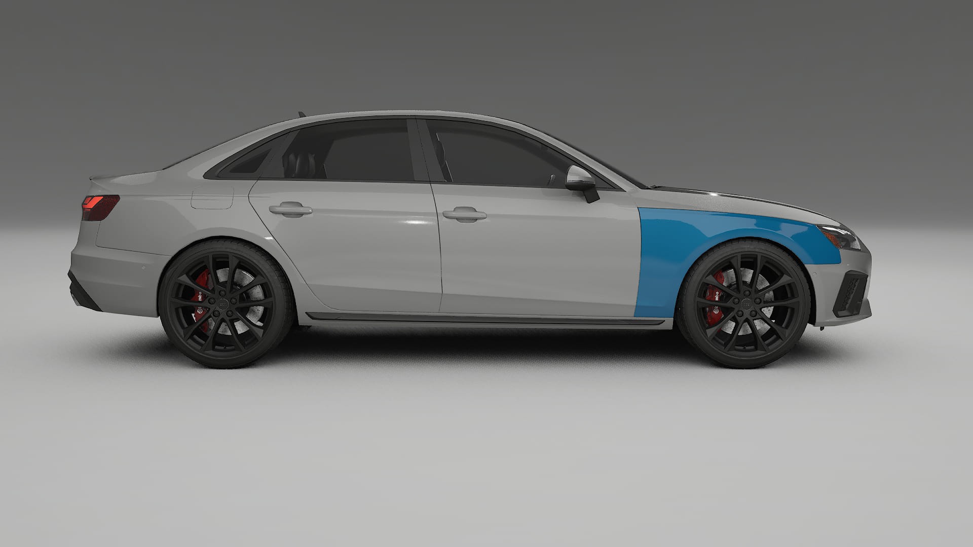 Lakbeschermingsfolie Audi S4 sedan B9 facelift | CrystalGuard Transparante Volledige PPF Voorgevormde Set