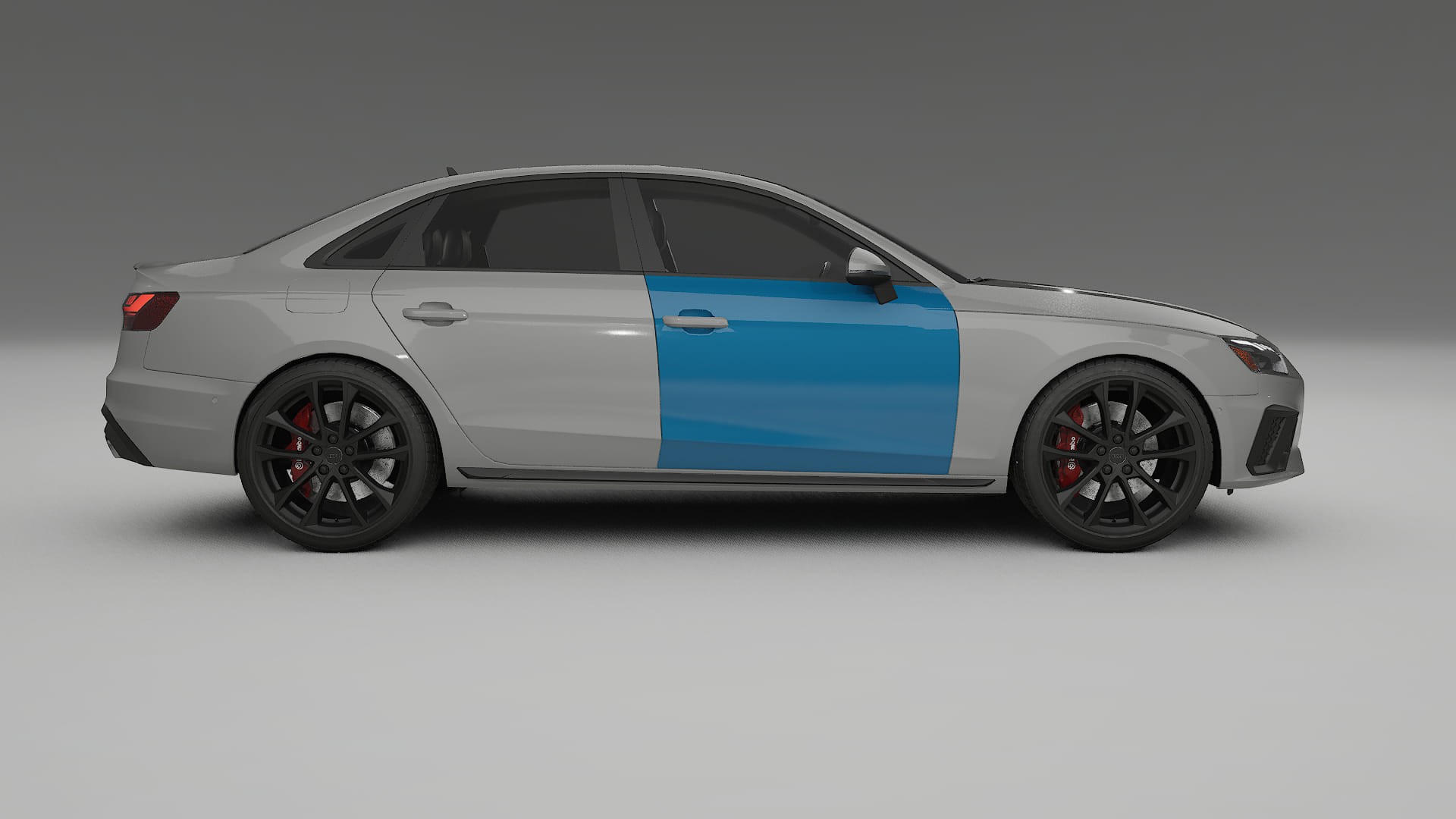 Lakbeschermingsfolie Audi S4 sedan B9 facelift | CrystalGuard Transparante Volledige PPF Voorgevormde Set