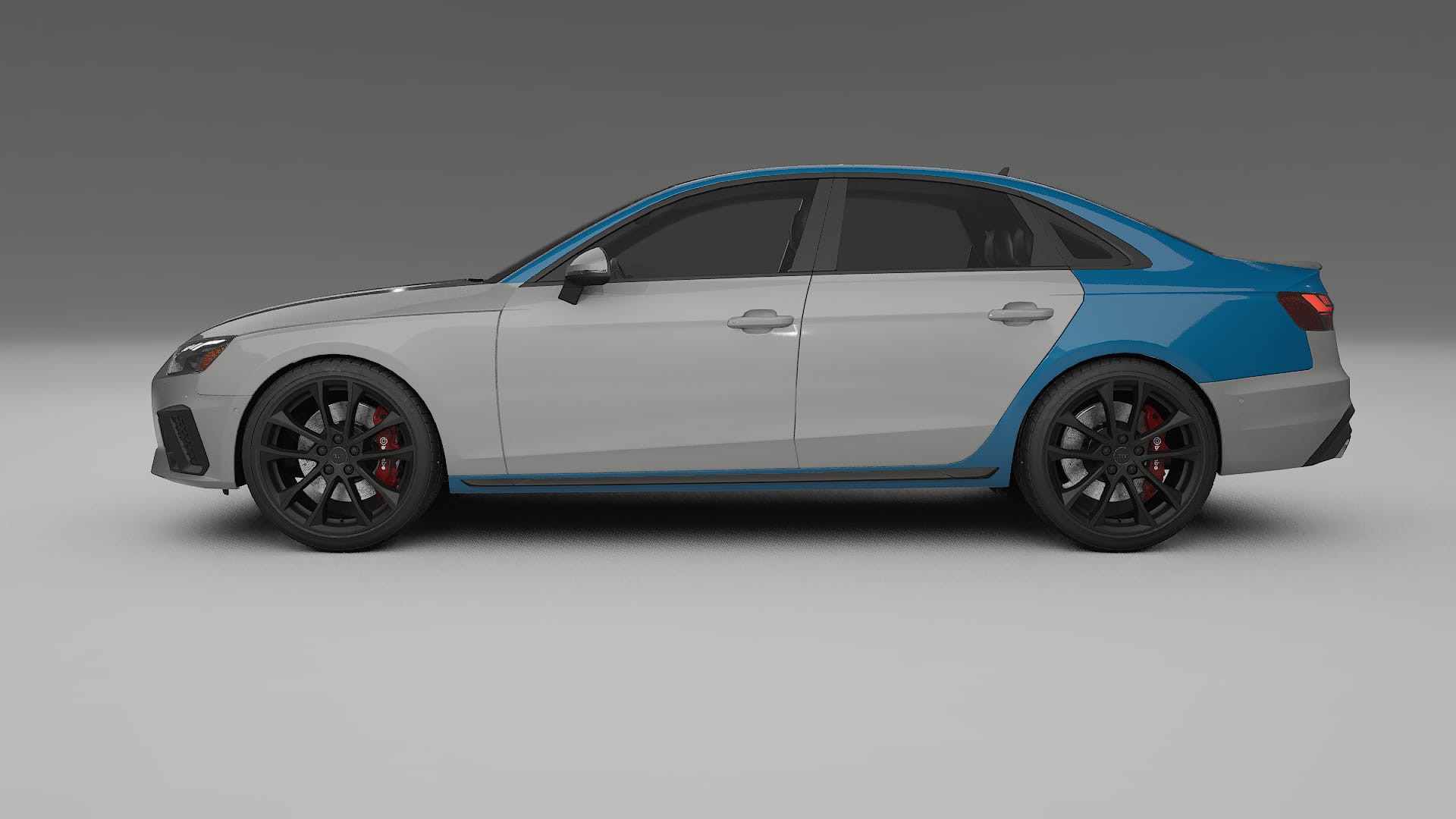 Lakbeschermingsfolie Audi S4 sedan B9 facelift | CrystalGuard Transparante Volledige PPF Voorgevormde Set