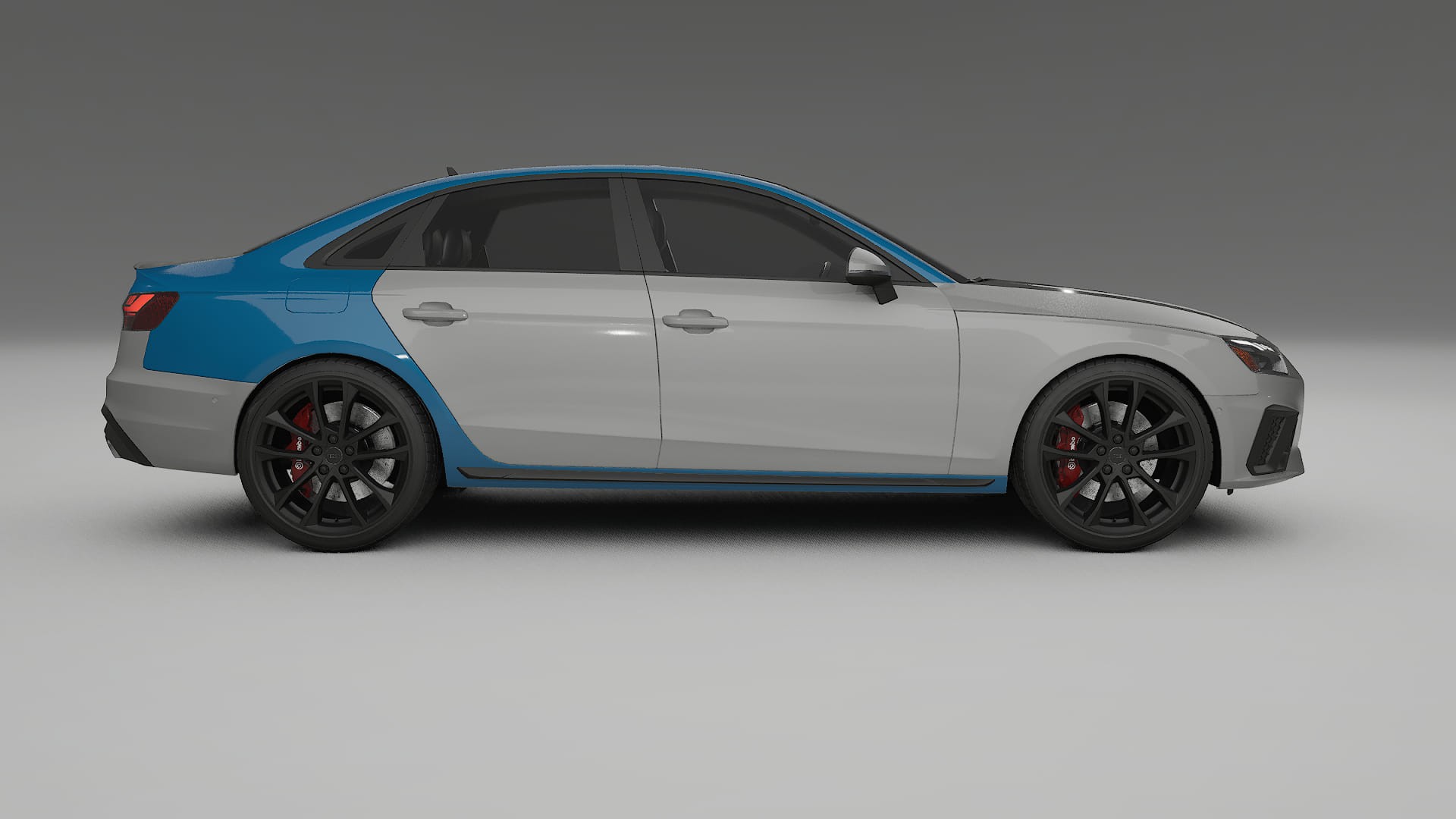 Lakbeschermingsfolie Audi S4 sedan B9 facelift | CrystalGuard Transparante Volledige PPF Voorgevormde Set