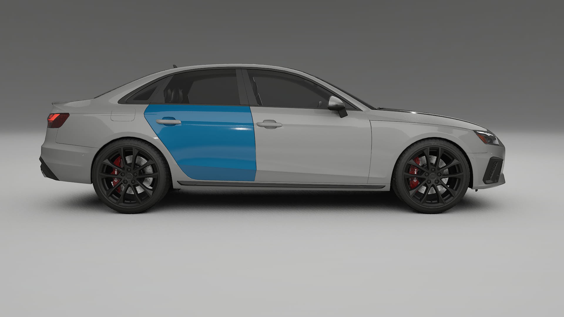 Lakbeschermingsfolie Audi S4 sedan B9 facelift | CrystalGuard Transparante Volledige PPF Voorgevormde Set