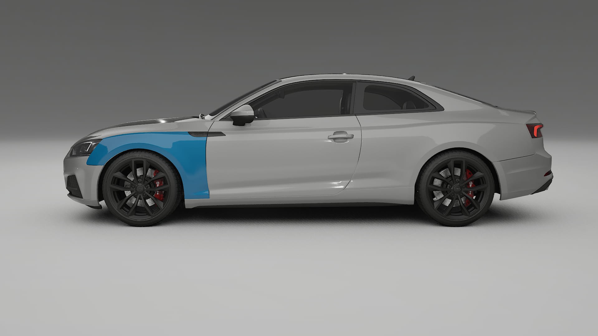 Lakbeschermingsfolie Audi S5 B9 prefacelift | CrystalGuard Transparante Volledige PPF Voorgevormde Set