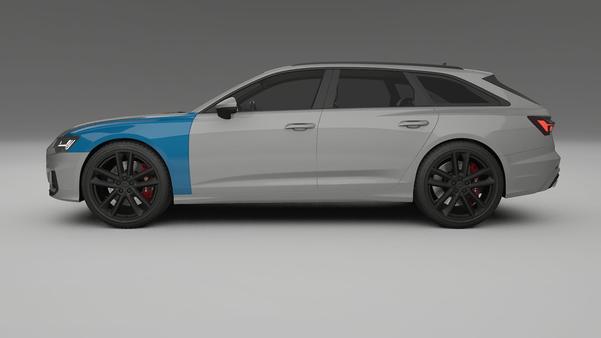 Lakbeschermingsfolie Audi S6 Avant prefacelift C8 | CrystalGuard Transparante Volledige PPF Voorgevormde Set