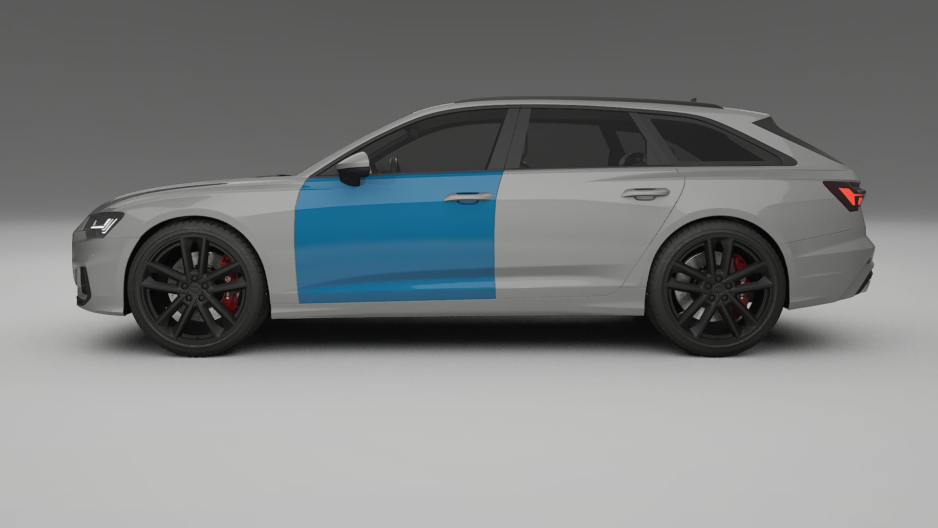 Lakbeschermingsfolie Audi S6 Avant prefacelift C8 | CrystalGuard Transparante Volledige PPF Voorgevormde Set